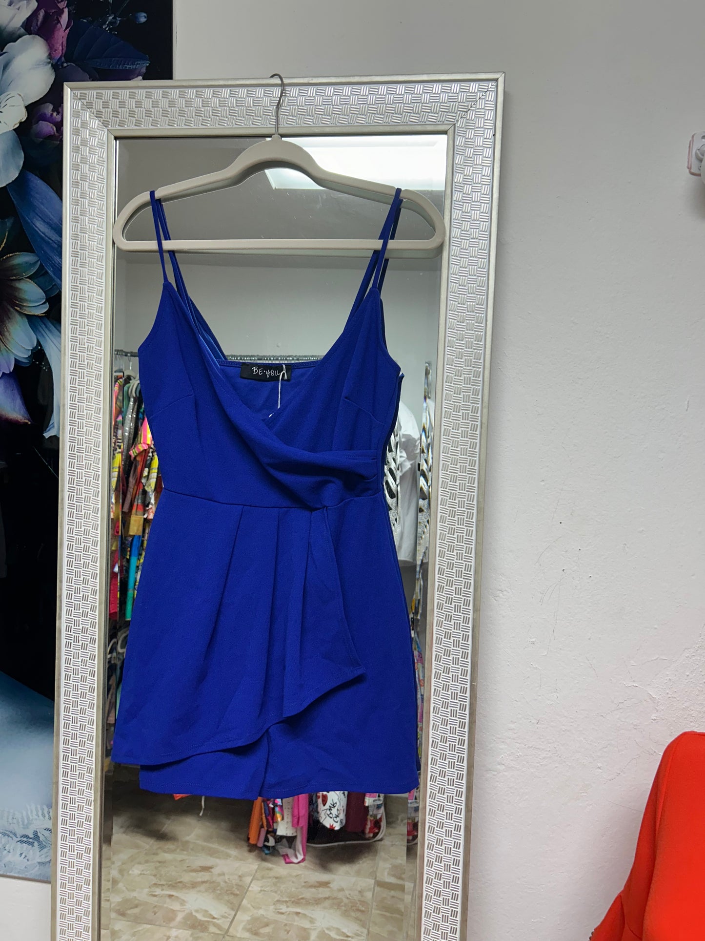 Royal blue romper