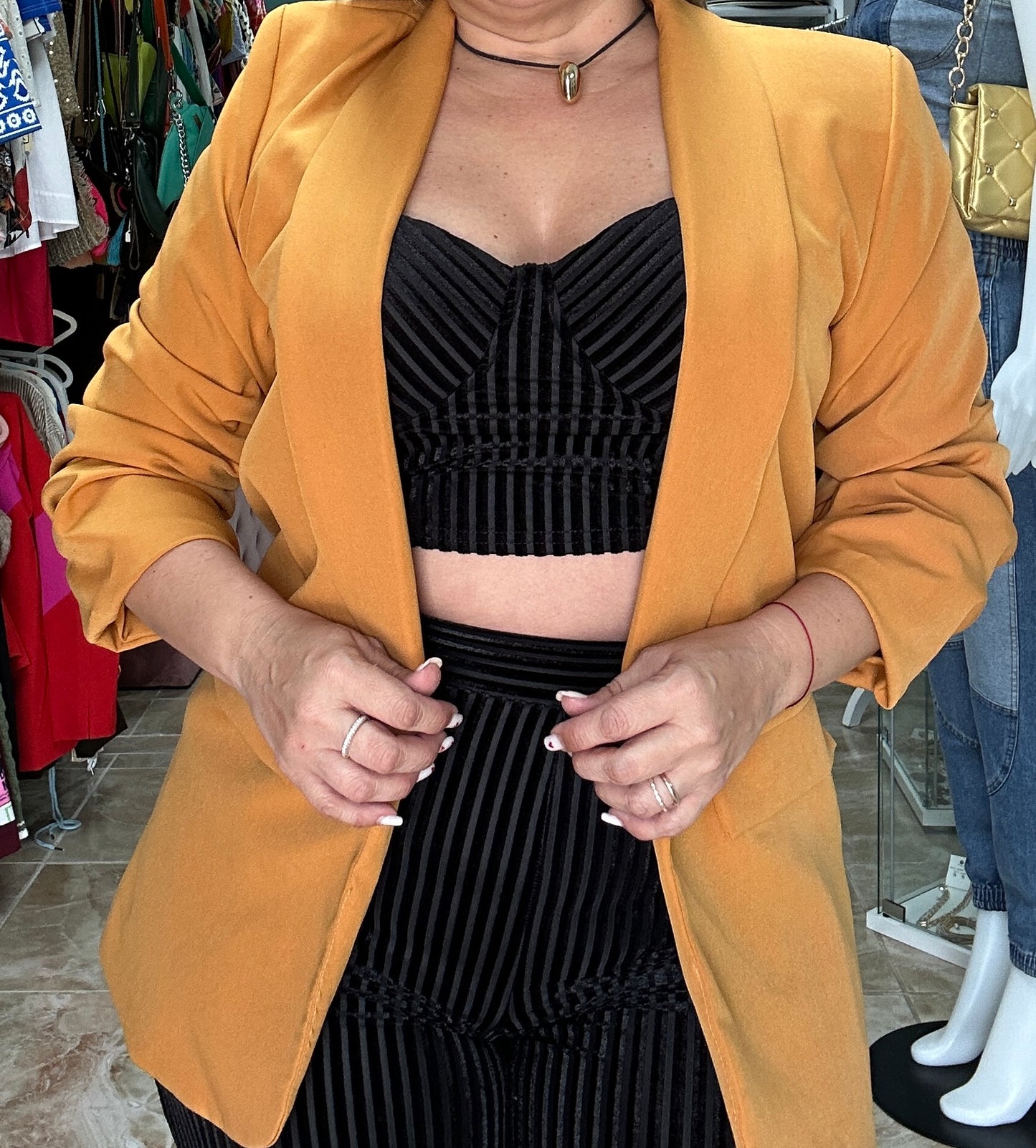 Mustard Blazer