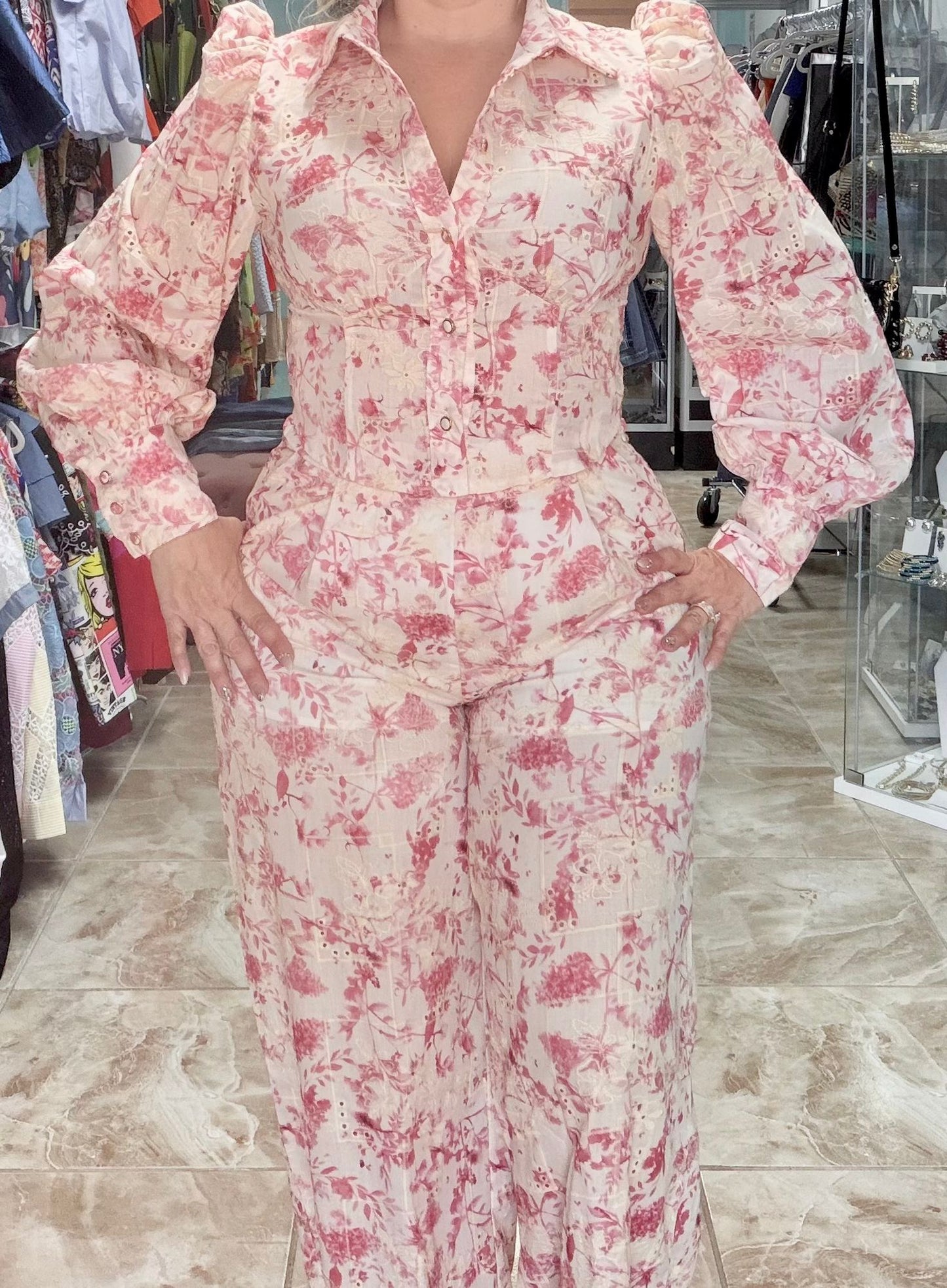 Set White and Pink