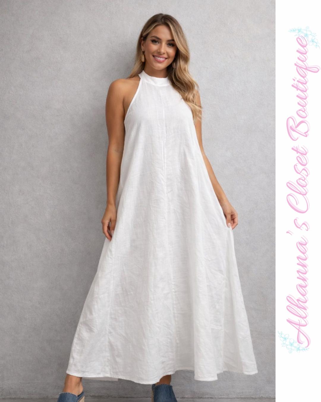 White Maxidress