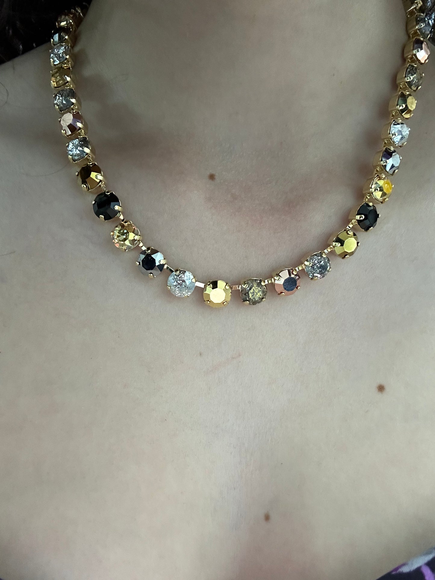 TOVA NECKLACE METALLIC