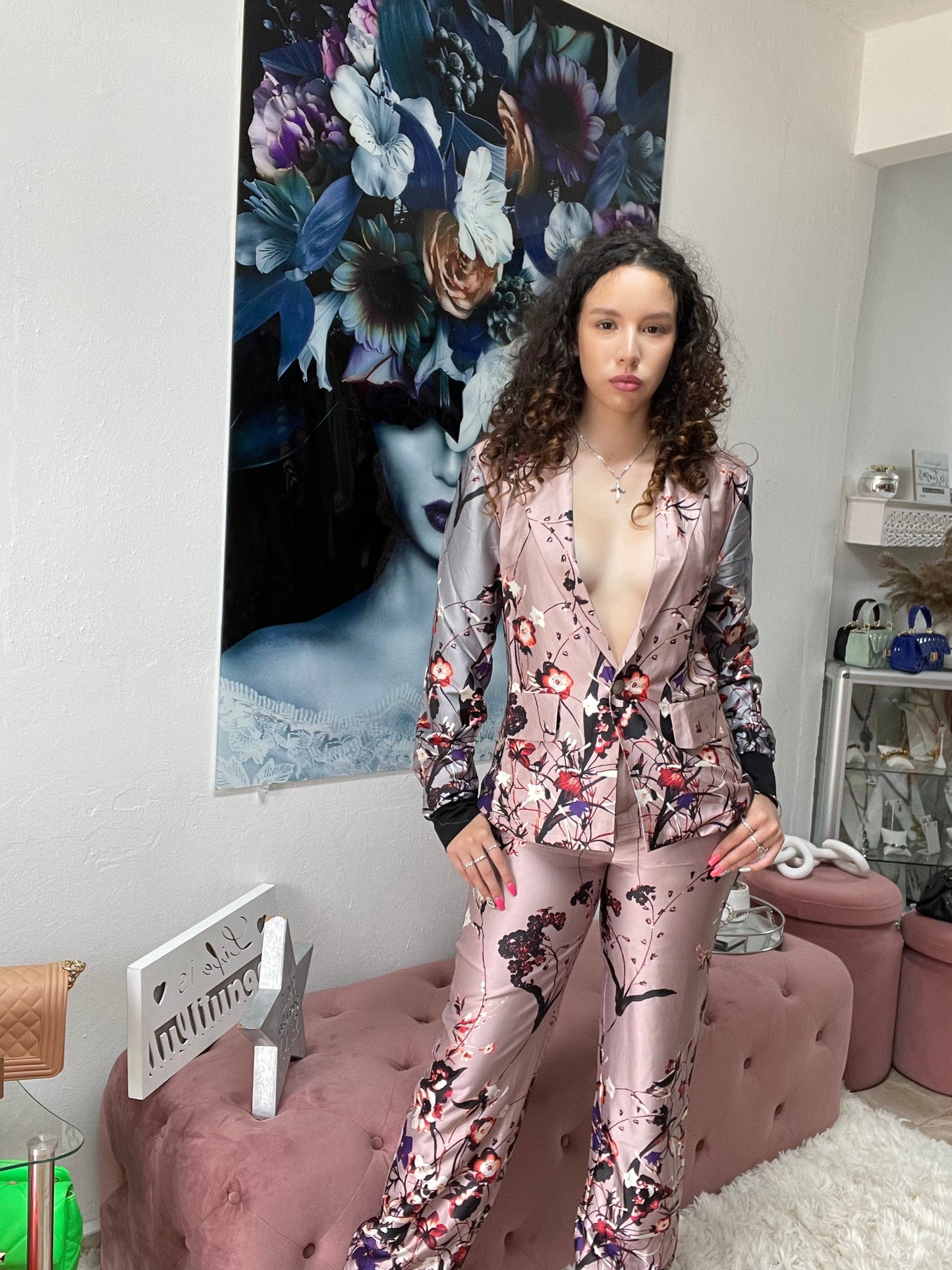 Gracia satin set