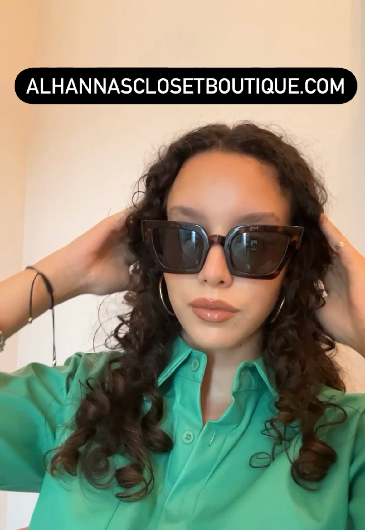 MR BOHO SUNGLASSES SQUARE PRINT