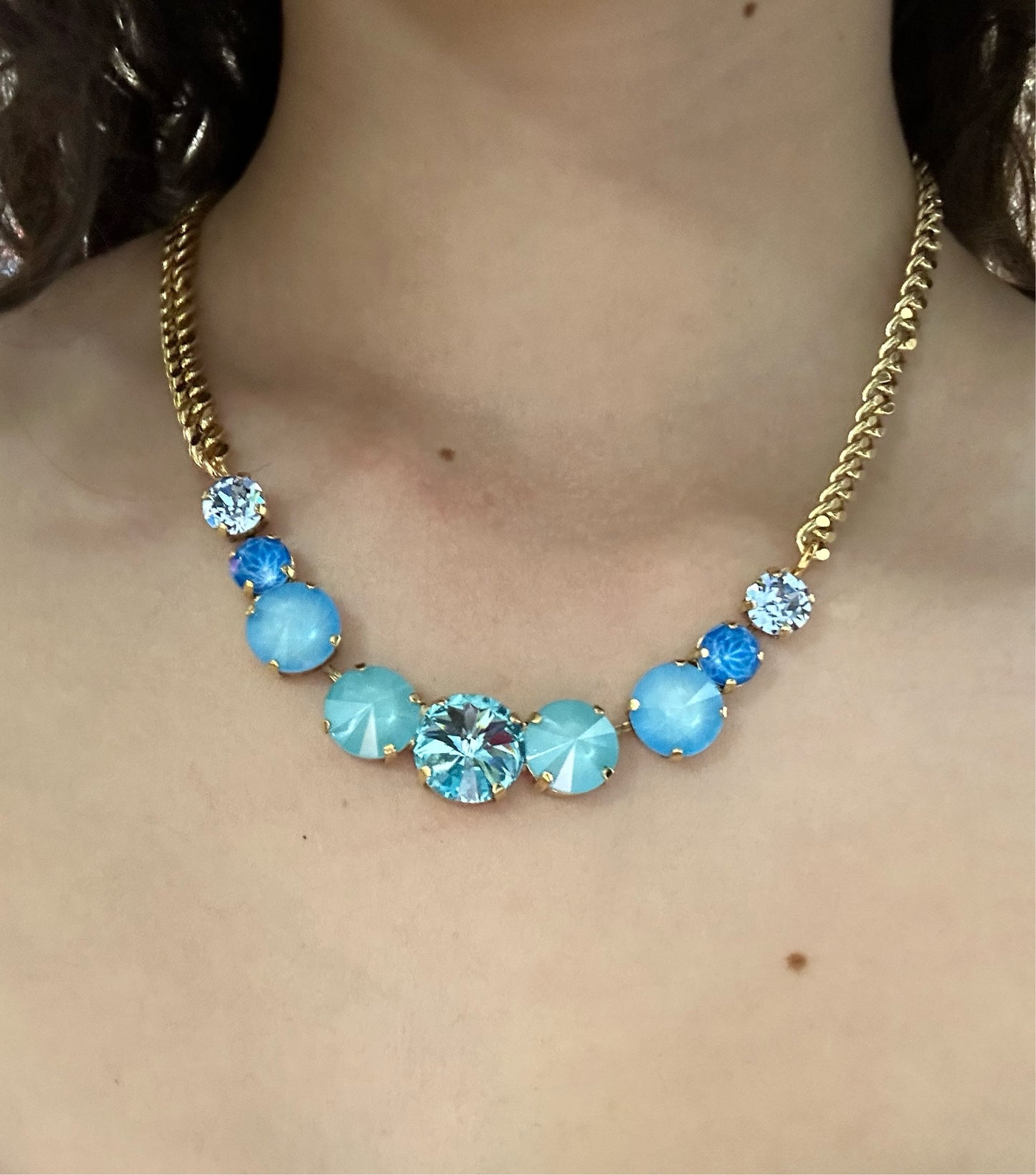 TOVA NECKLACE BLUE