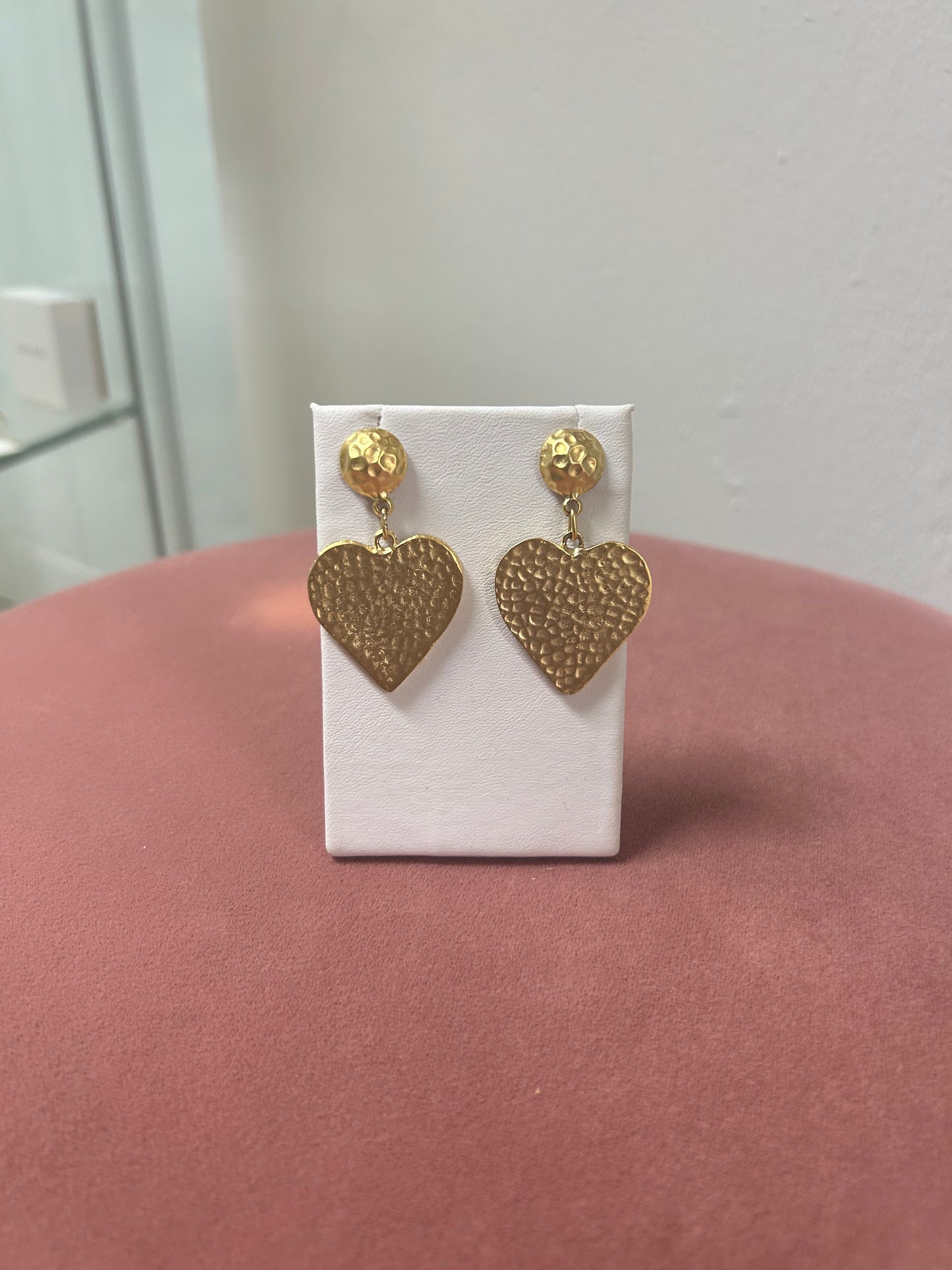 Gold Heart Teardrop