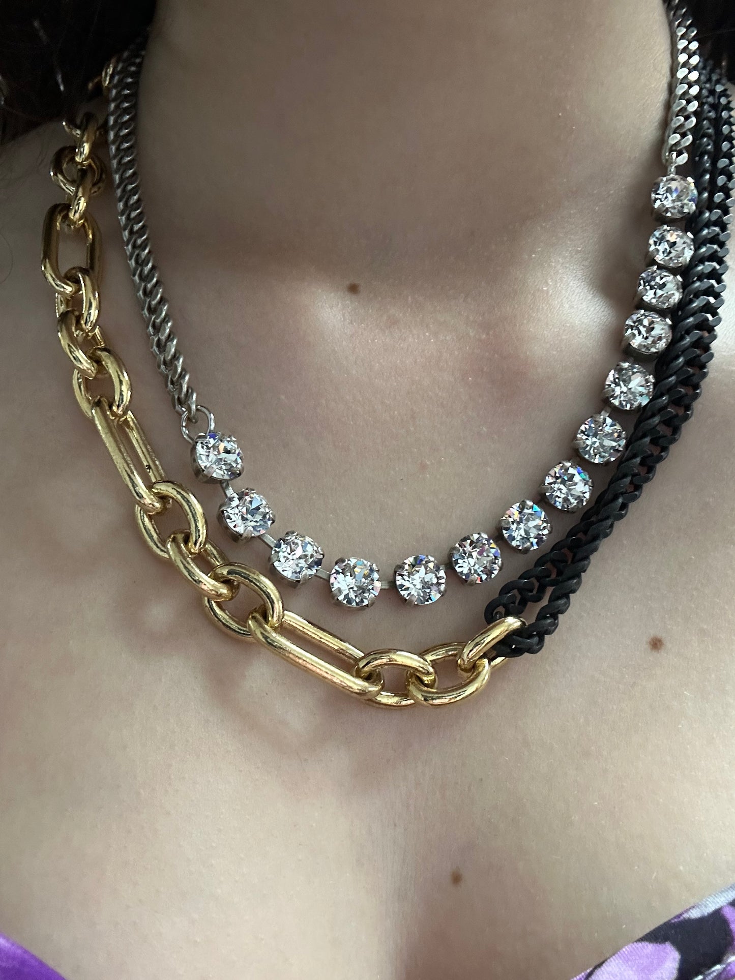 TOVA MIXED METAL GOLD