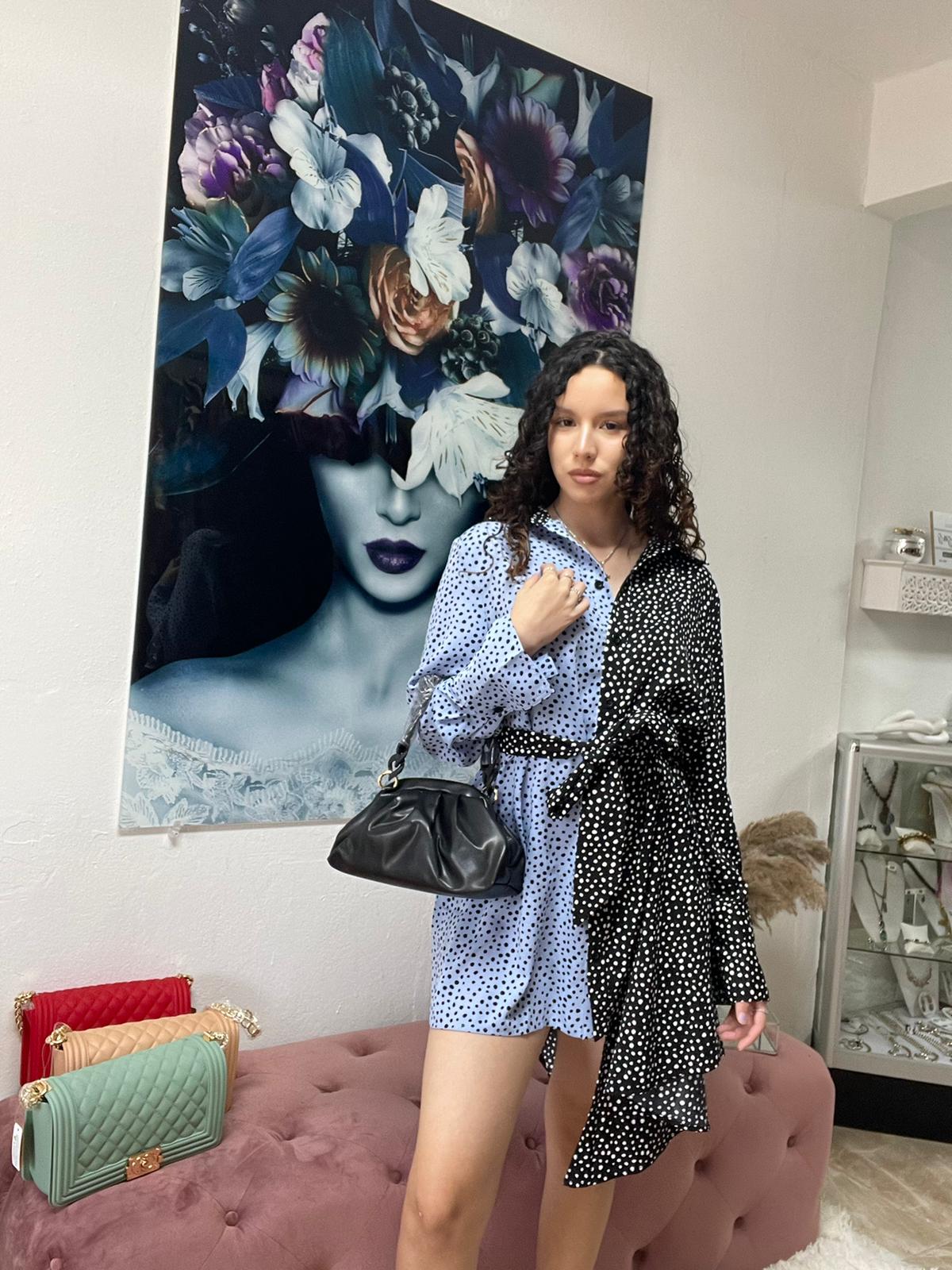 GRACIA POK A DOT DRESS