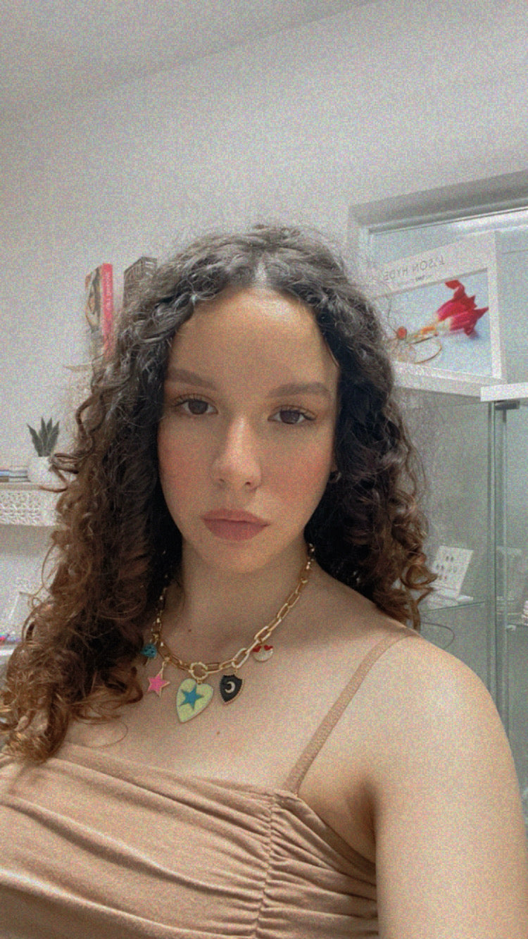 IDEA LOCAL GREEN AND BLUE STAR NECKLACE