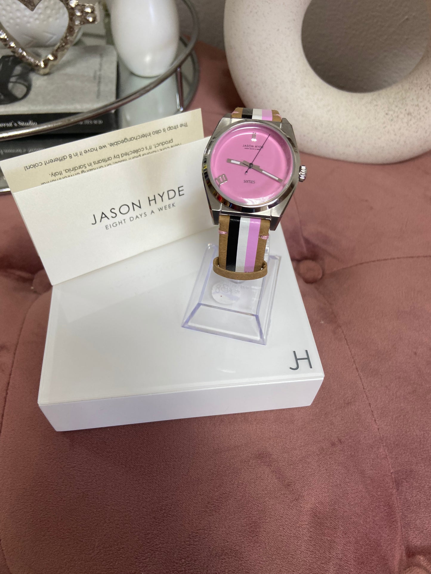 JASON HYDE PINK WATCH