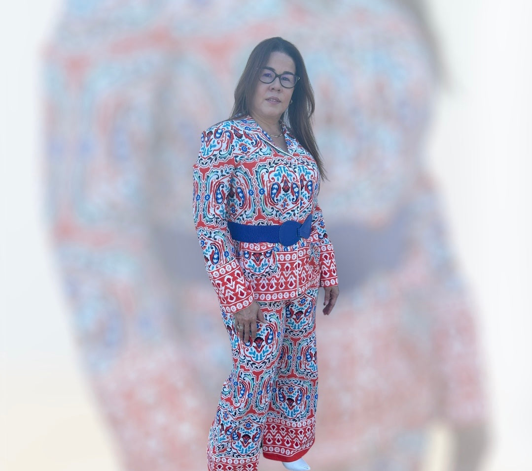 ORANGE AND BLUE SET