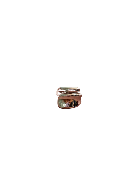 Silver Molten Loop Ring