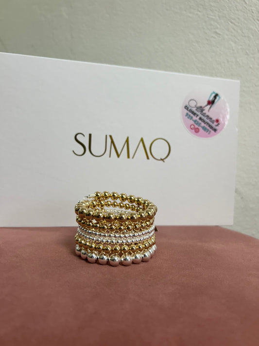SUMAQ TWO TONE SPIRAL BRACELET