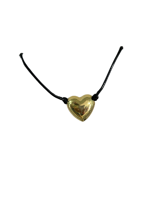 Heart String Necklace