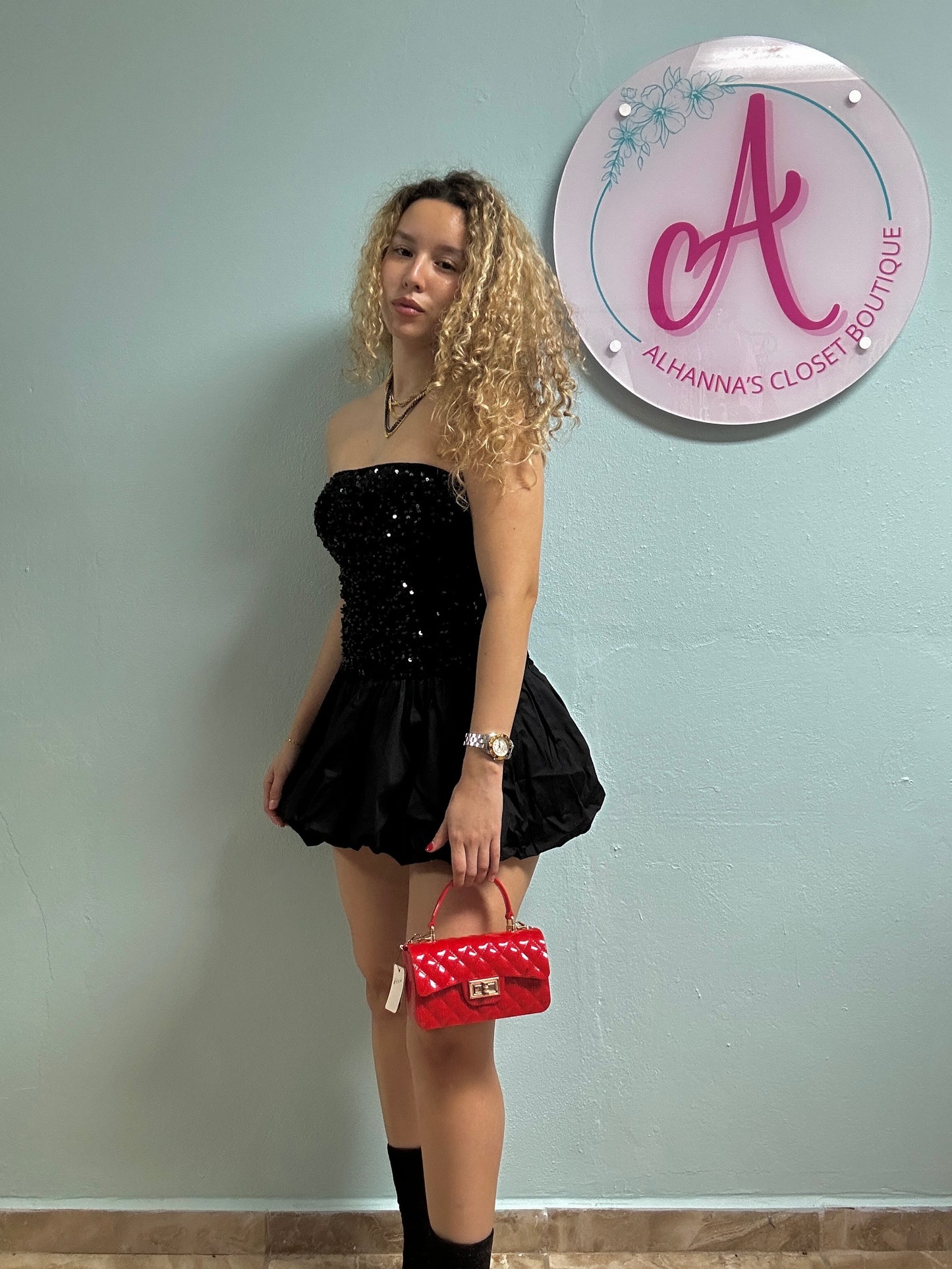 SPARKLY BUBBLE DRESS