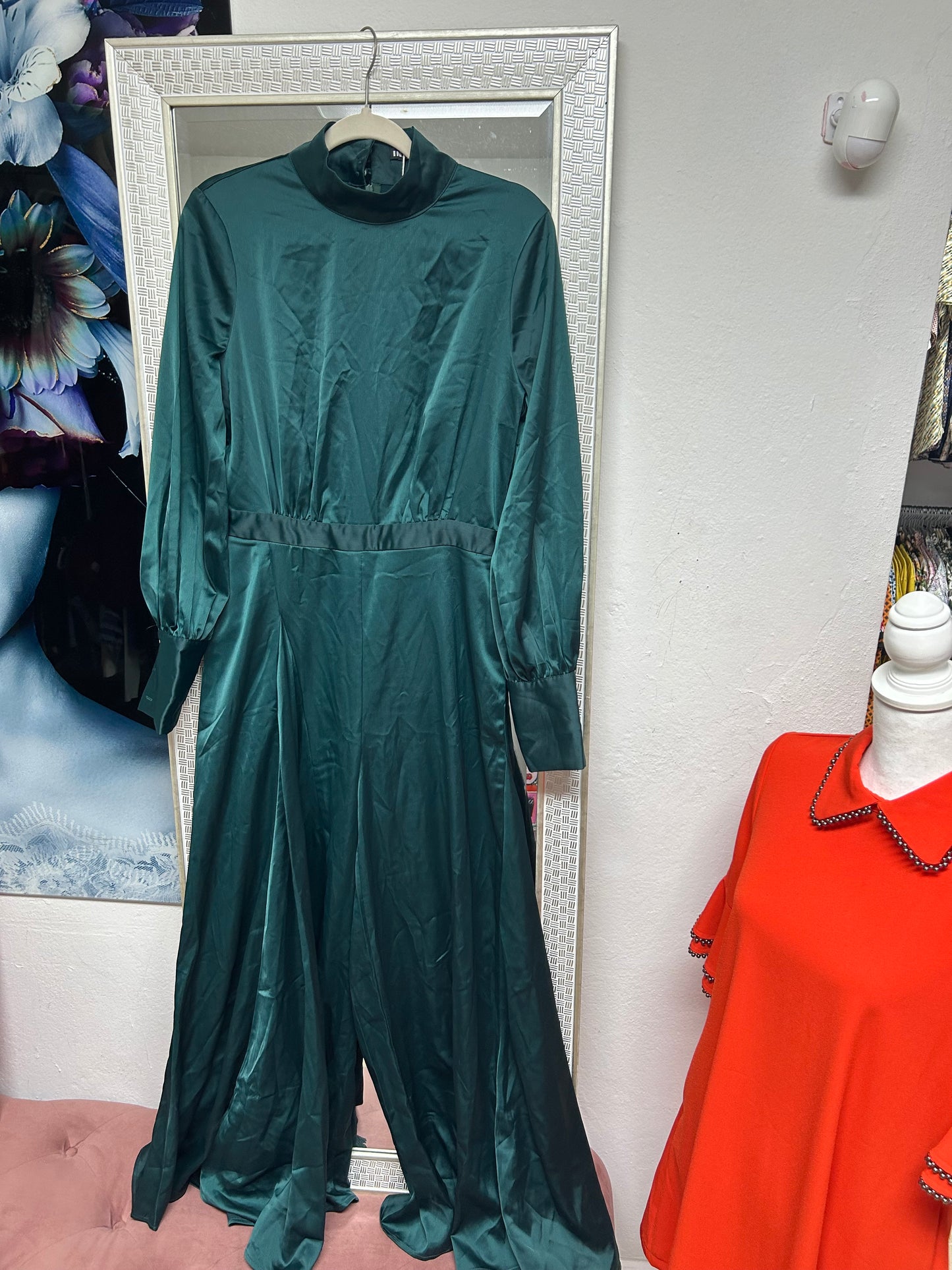 Teal jumpsuit
