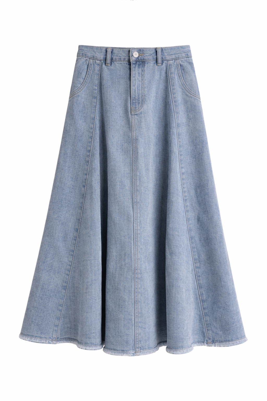 Gracia flared denim skirt