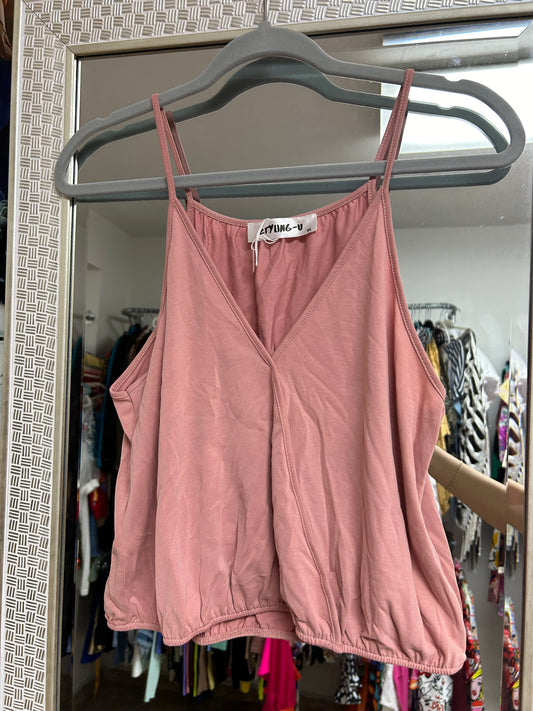 Simple mauve top