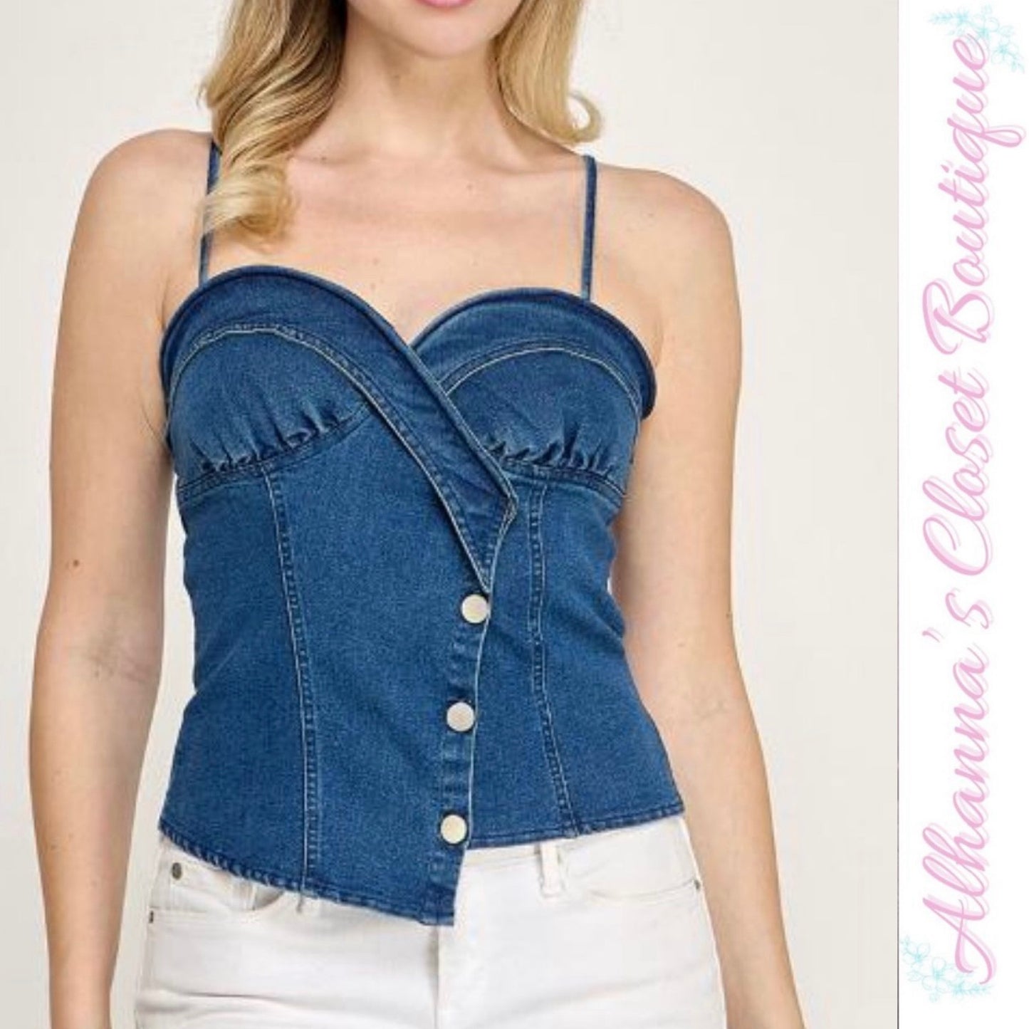 Pastel Bella Denim Top