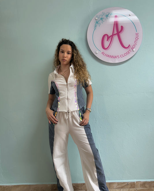 Urban Blossom Zip Set