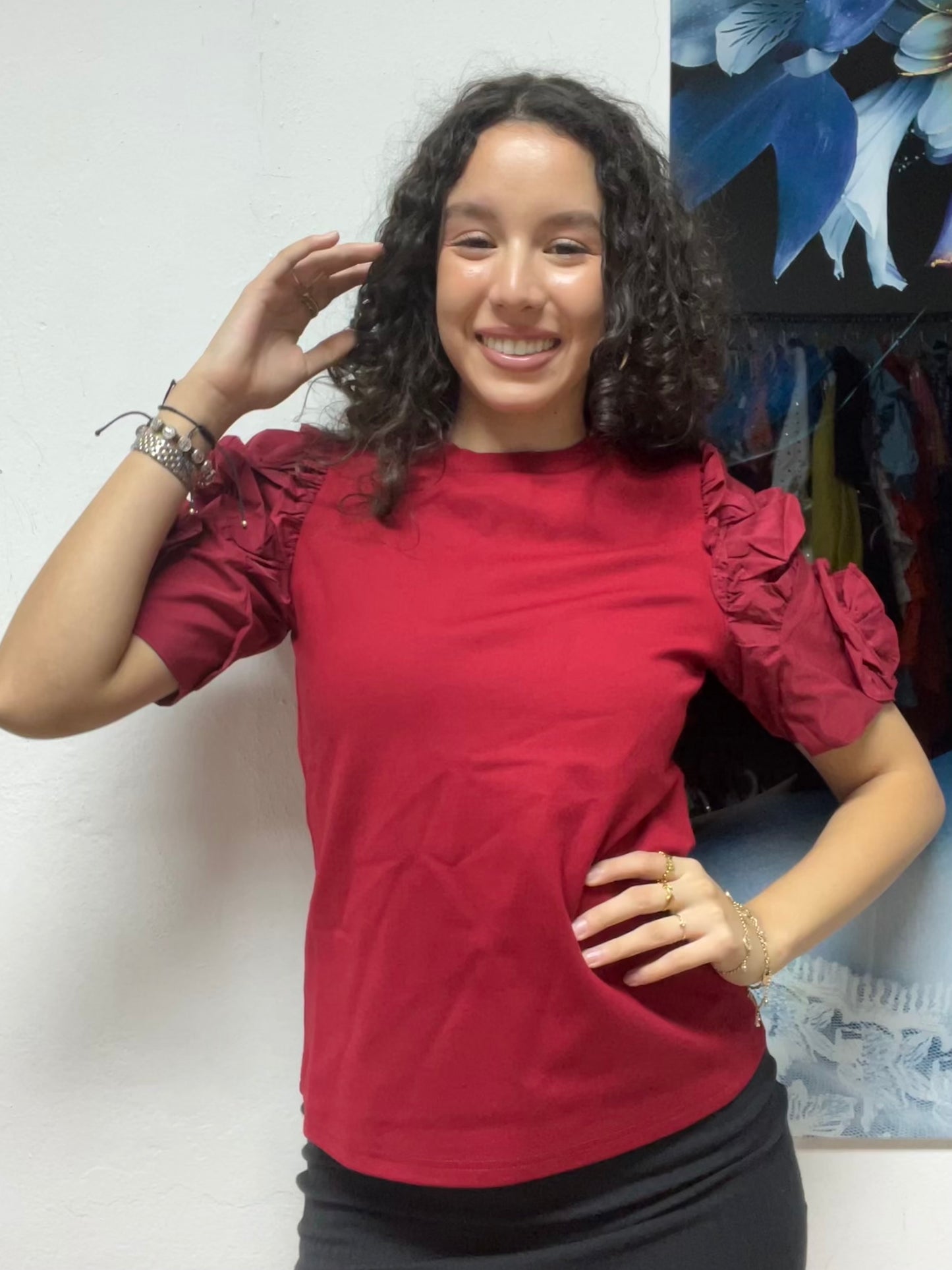 Gracia Blusa Vino