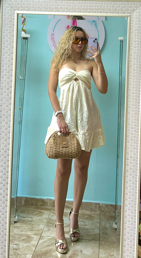 Santorini sunset dress