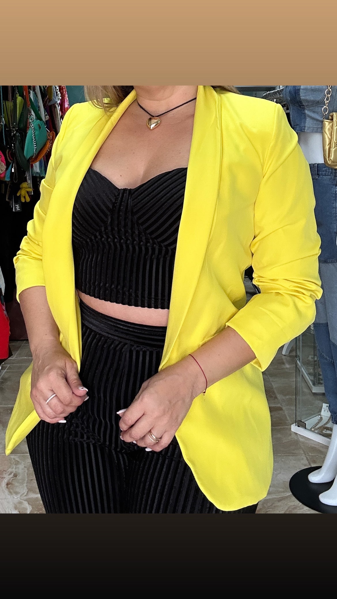 Yellow Blazer