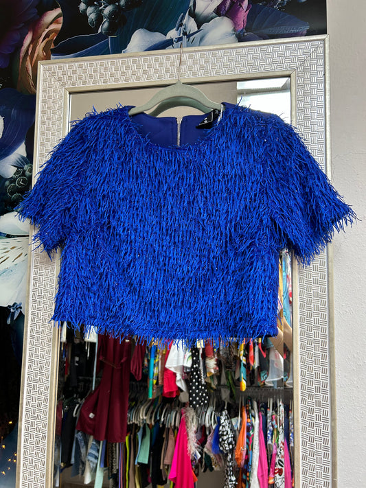 Royal blue top