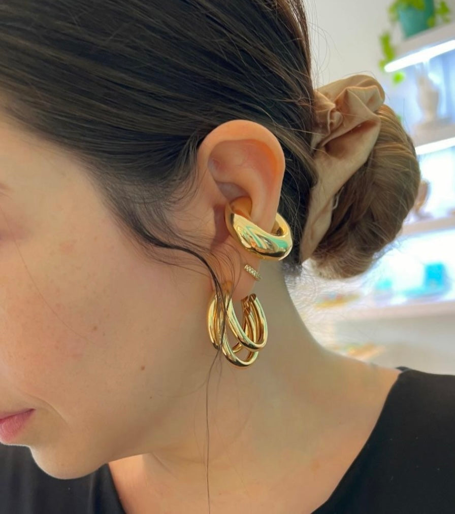 CHUNKY EARCUFF GOLD