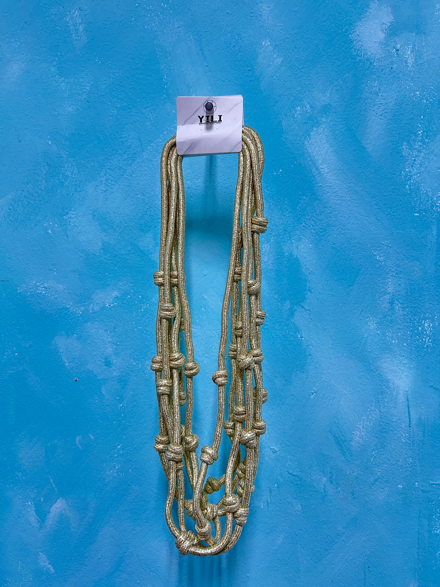 Twisted rope necklaces