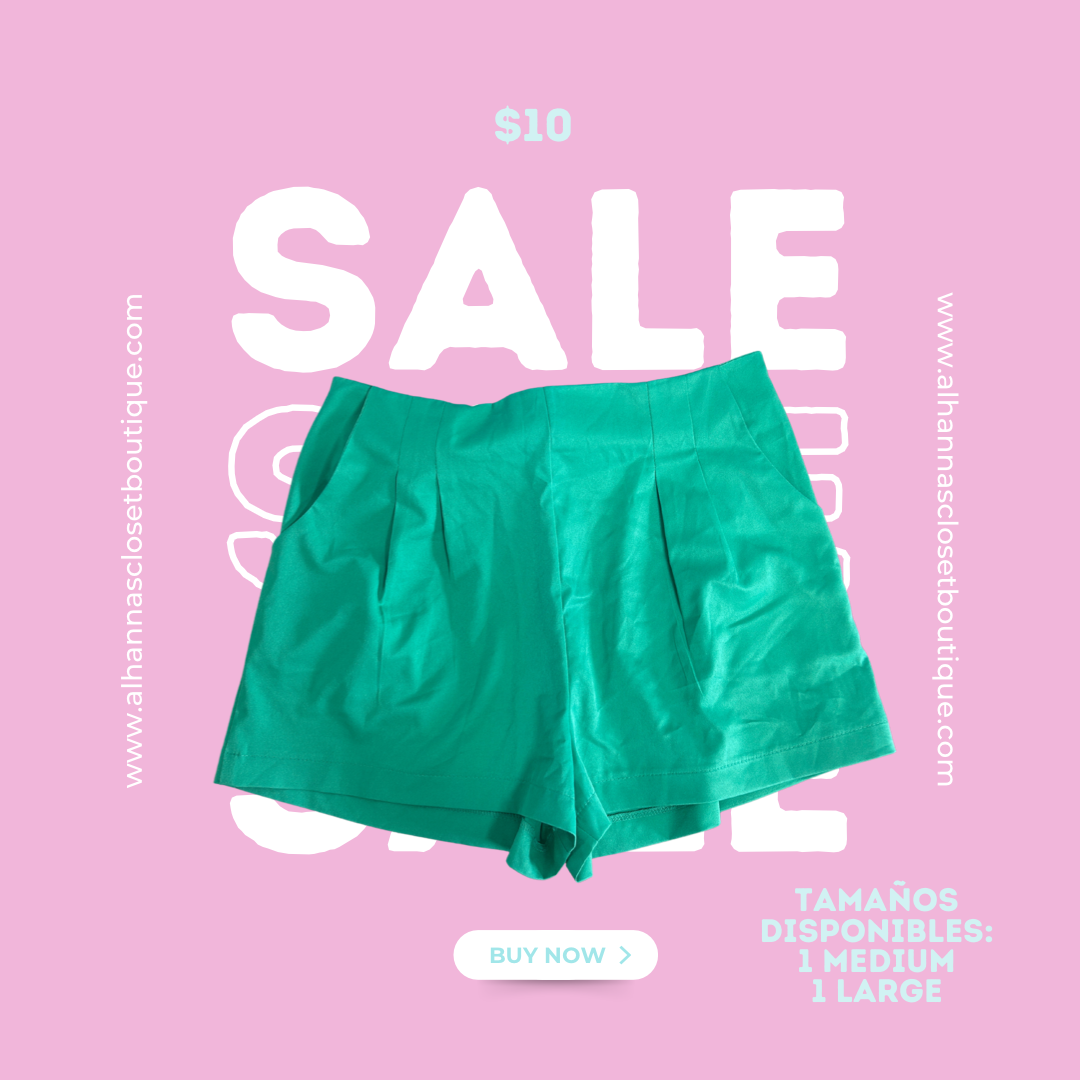 Teal Shorts
