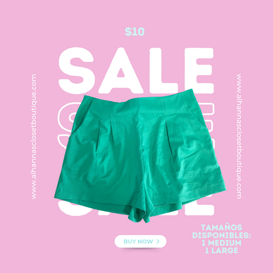 Teal Shorts