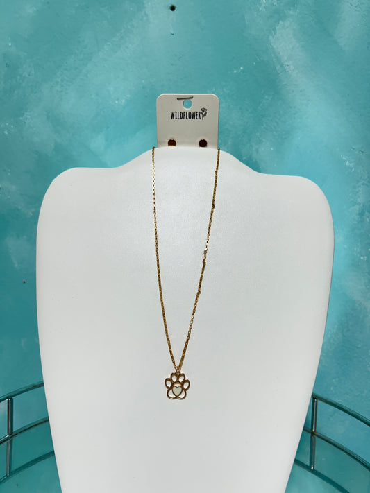 Paw necklace
