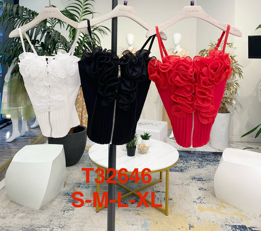 GRACIA FLORAL CORSET TOP