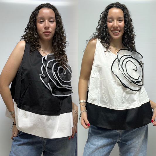 Gracia flower blouse