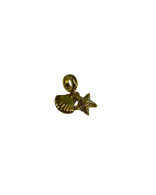 Sea Shell & Starfish Charm