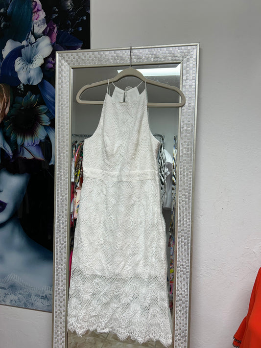 White lace dress