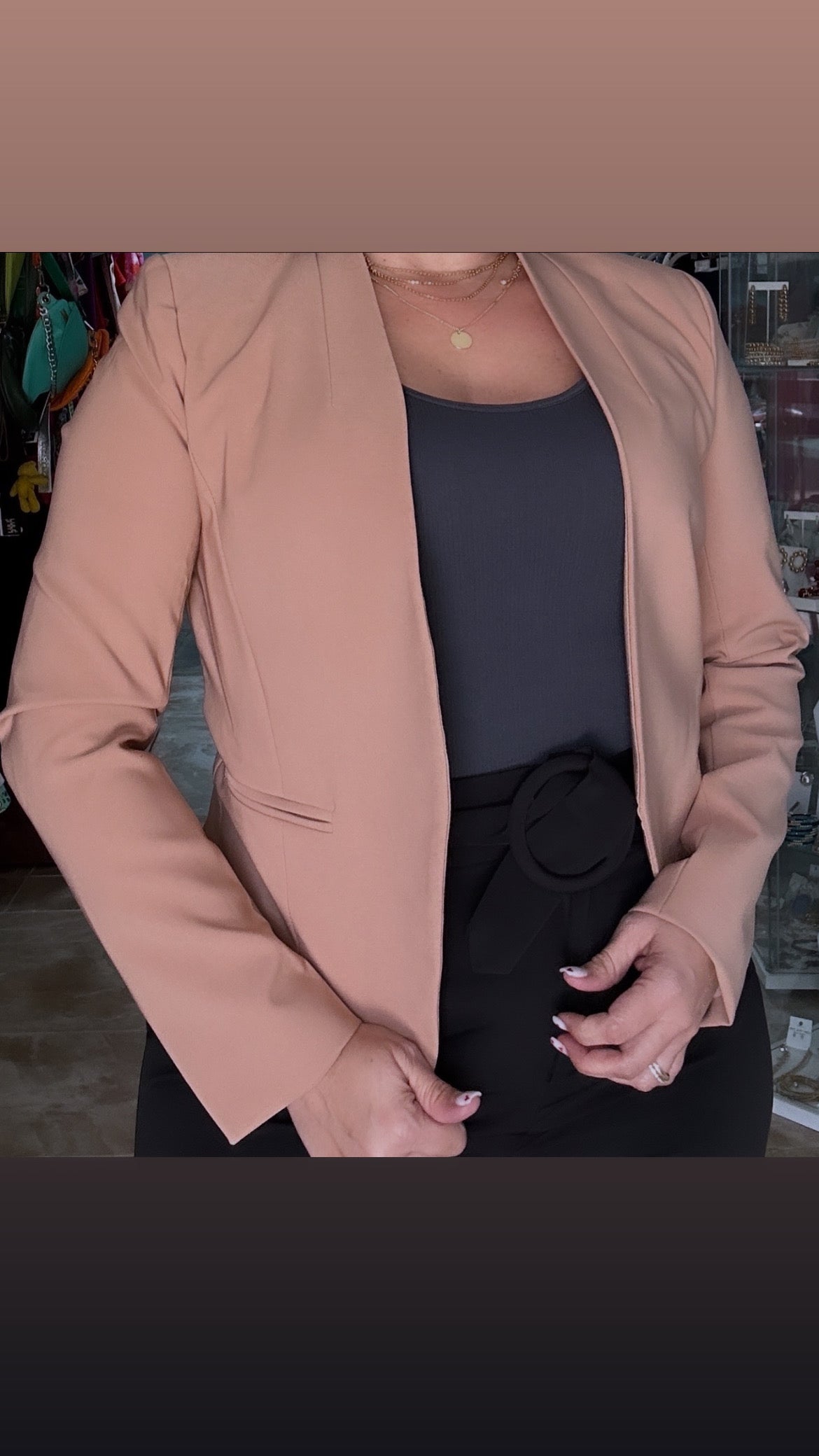 Beige Blazer