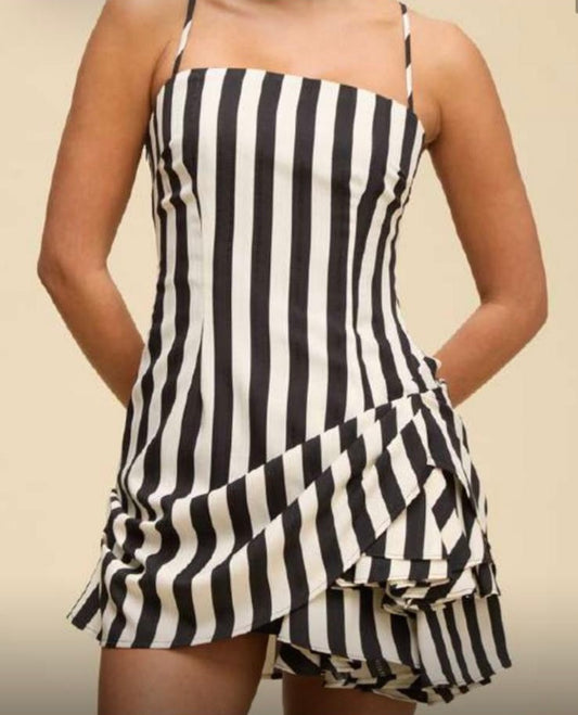 Stripe Short Dress