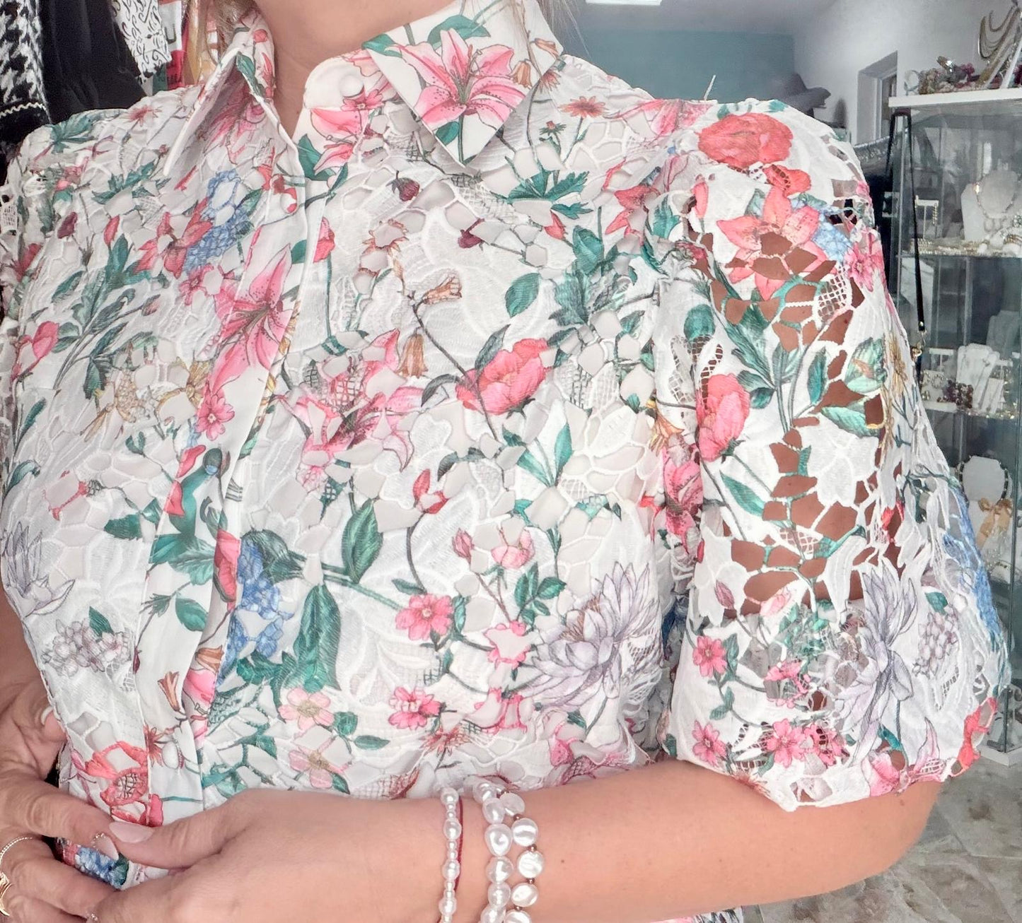 Floral crochet set