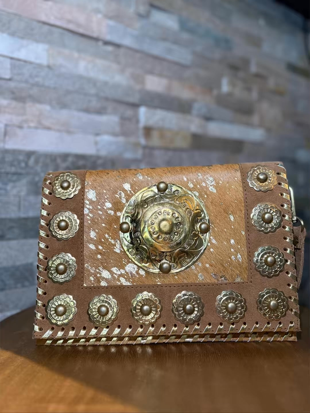 Leather Bag cross body/clutch