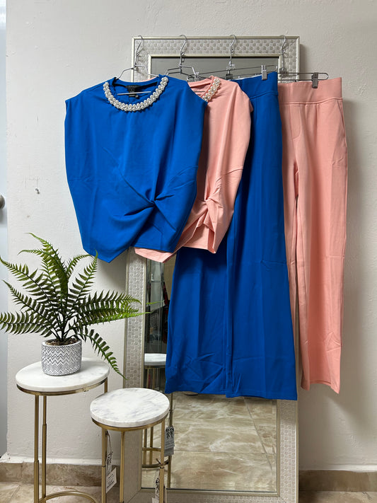 Gracia oversized pearl top