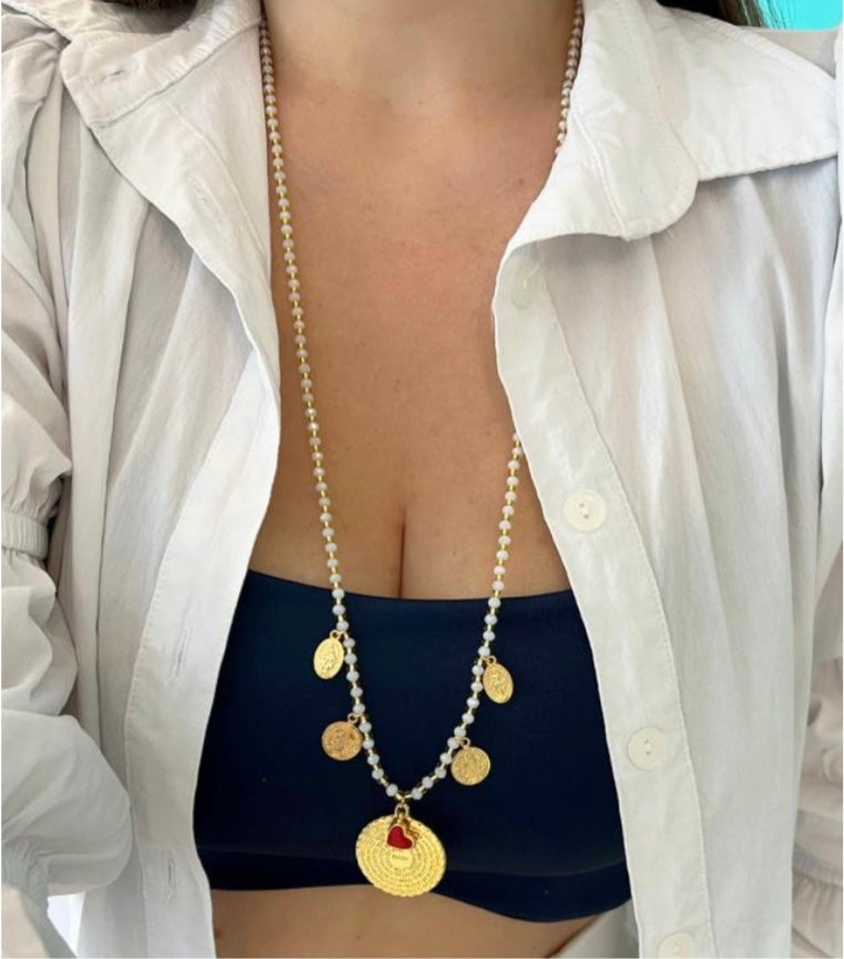 LONG CHARM NECKLACE