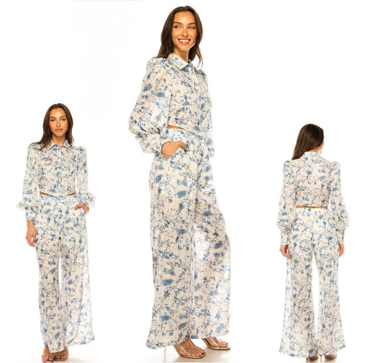 Set White and Blue