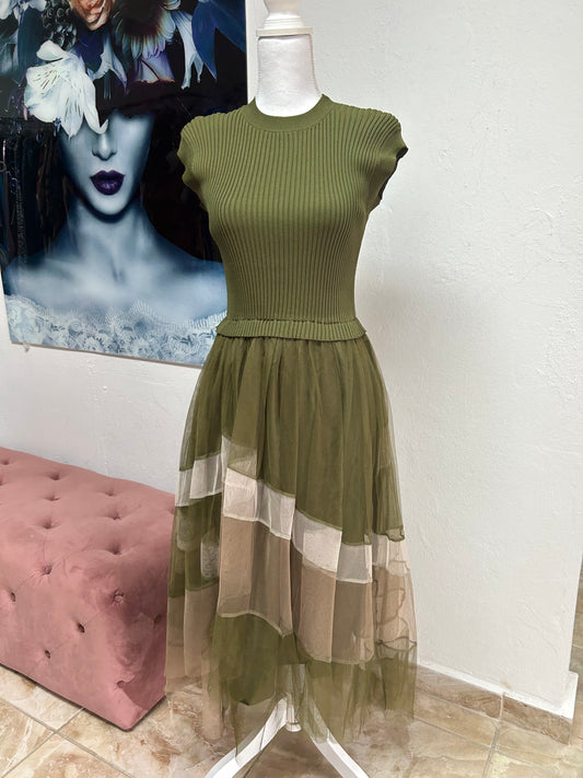 OLIVE GRACIA DRESS