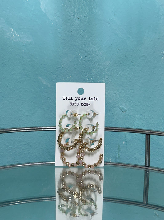 Beaded hoop pack