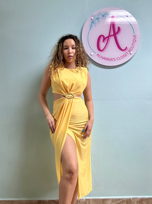 Yellow dress