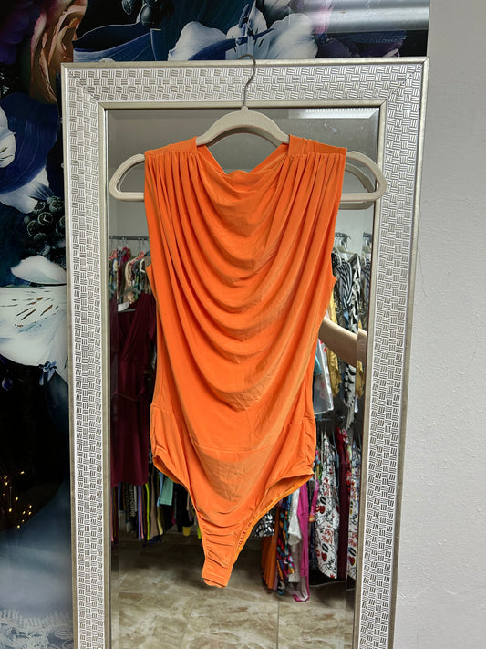 Orange bodysuit