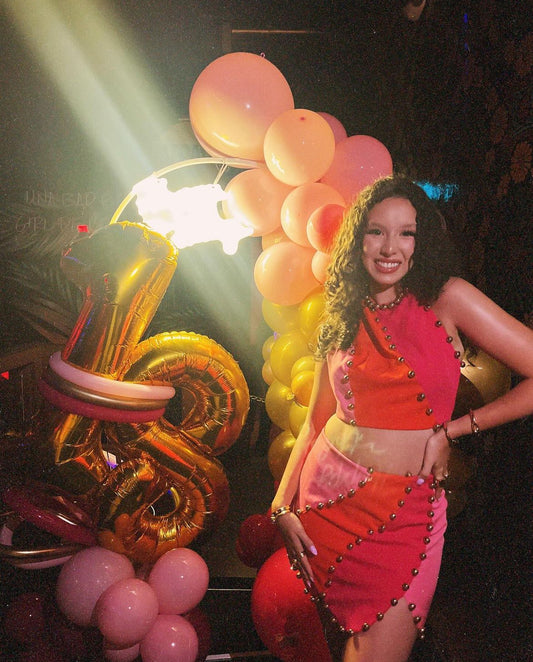 Pink and orange set