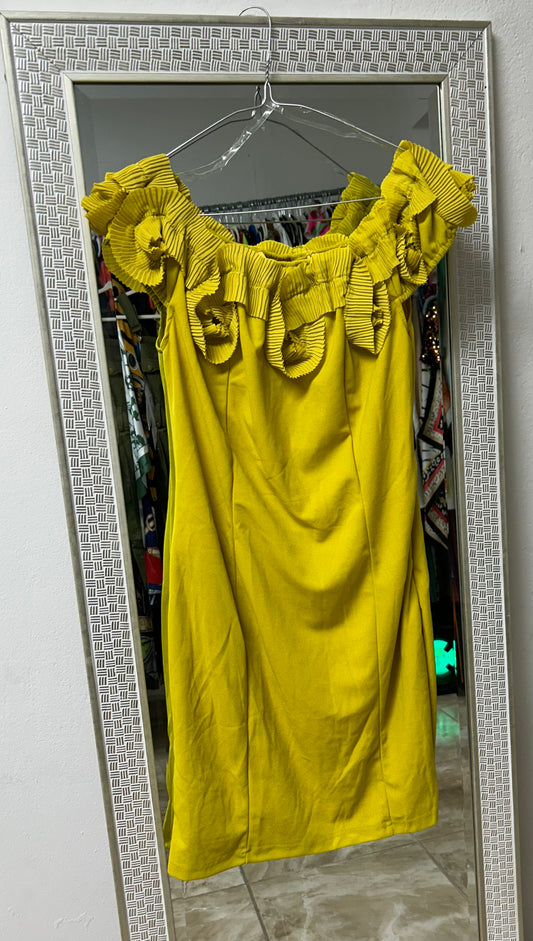 Mustard dress