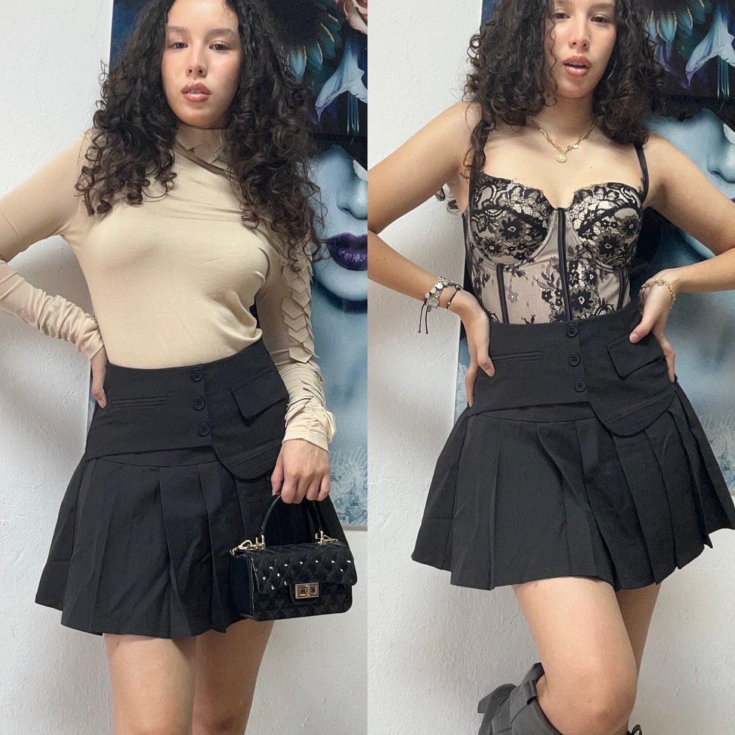 Gracia black skirt